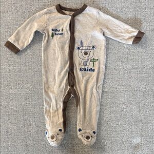 Koala Kids Gray and Brown Bear Footie